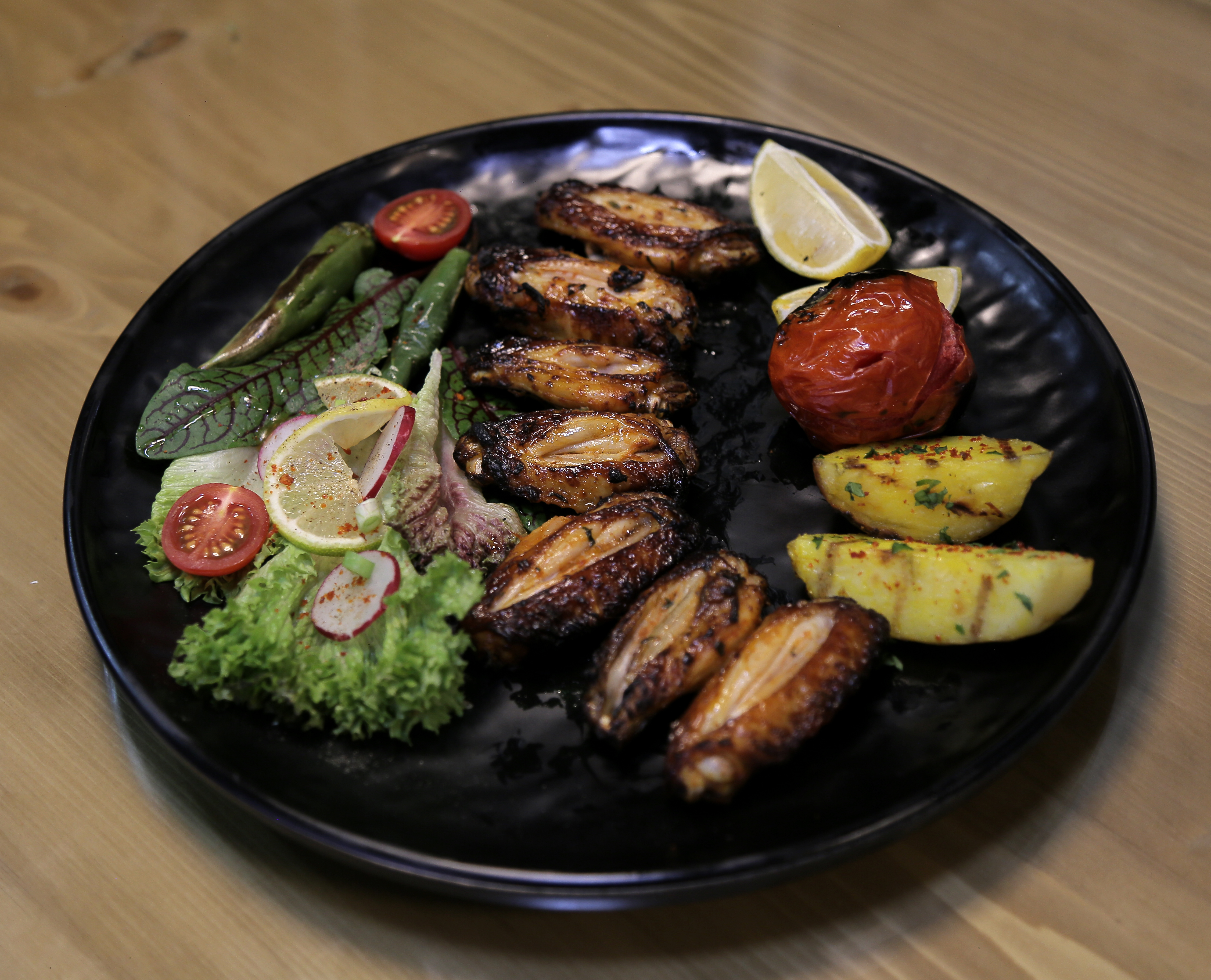 بال کبابی(grilled chicken wings)